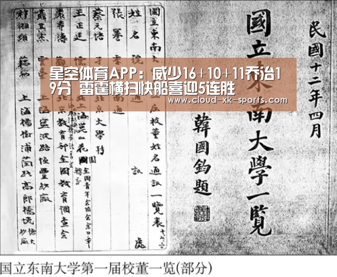星空体育APP:威少16+10+11乔治19分 雷霆横扫快船喜迎5连胜(图1) 星空体育下载